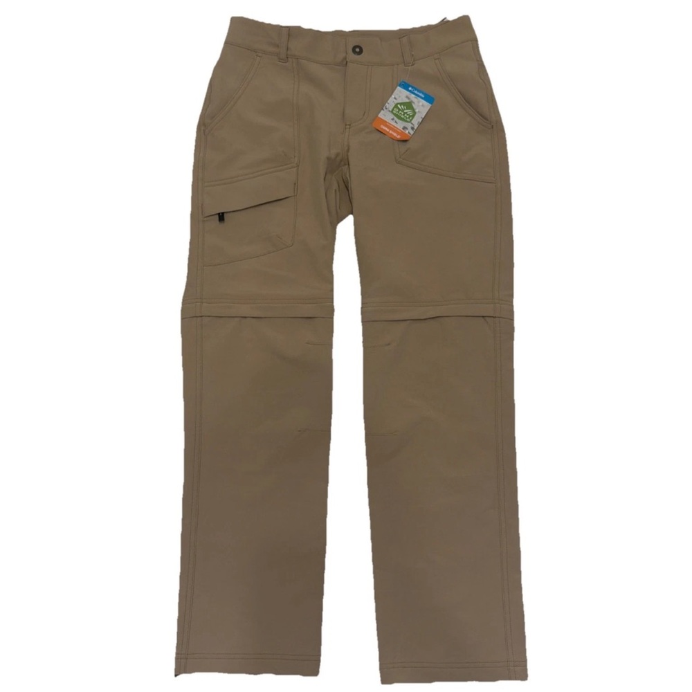 Columbia Saturday Trail Pants W Size 4 short Omni Shield Roll Up Leg Hiking New